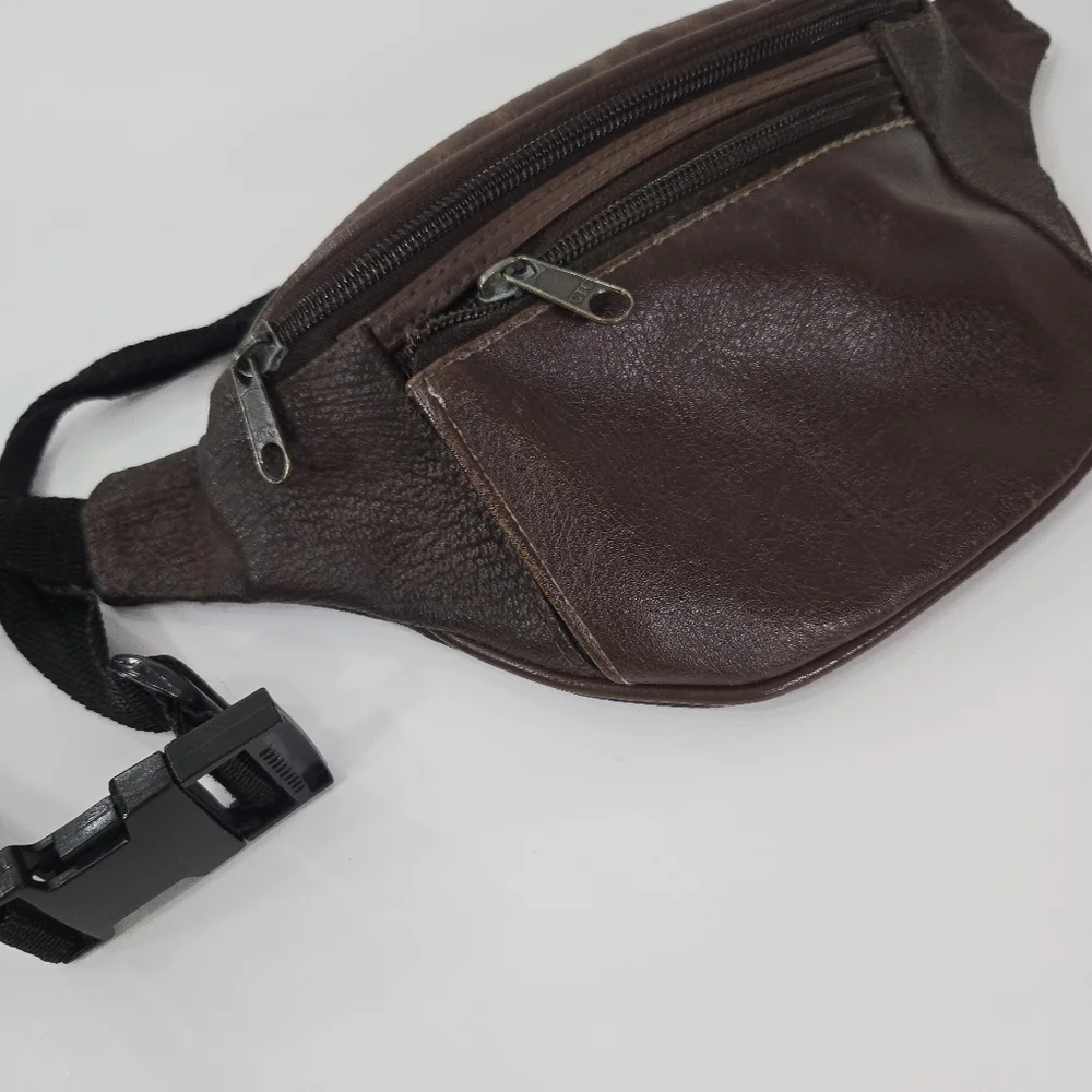 vintage brown fanny pack - Picture 2 of 11